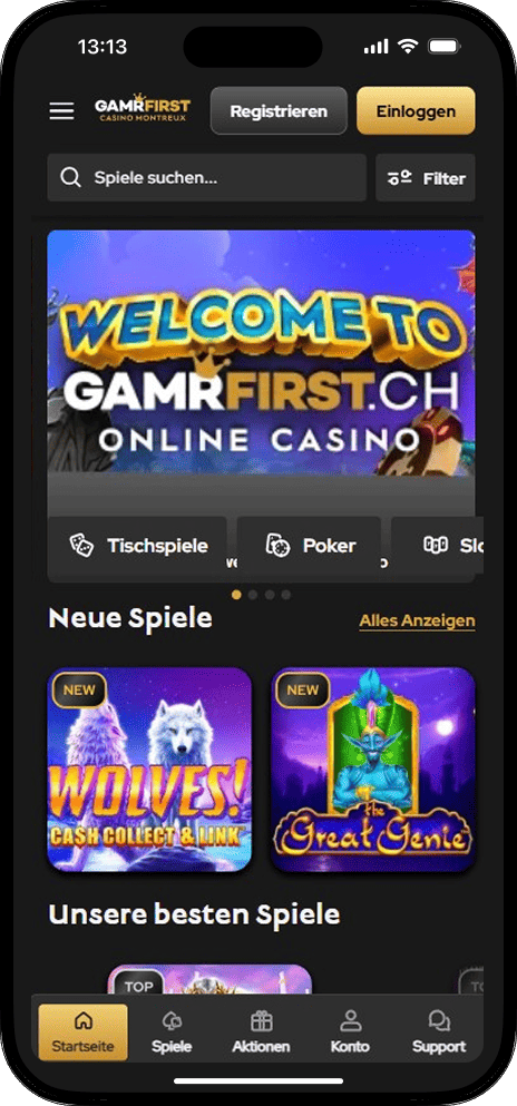 GAMRFIRST Casino Vorteile